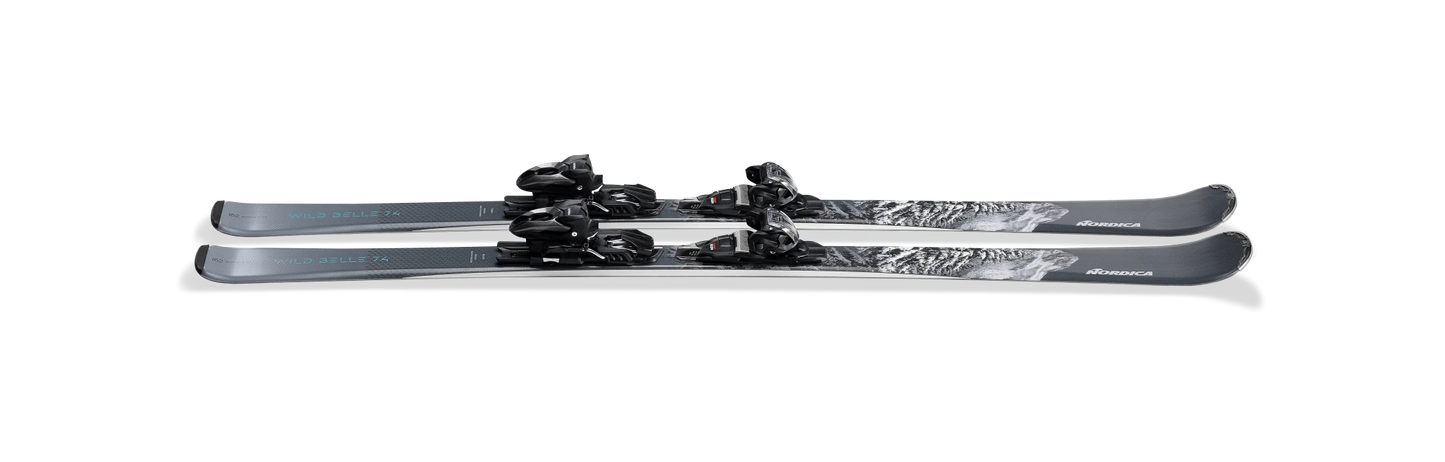 Nordica Wildbelle 74 Skis + TP2 Compact 10 FDT Bindings 2025 - Women's