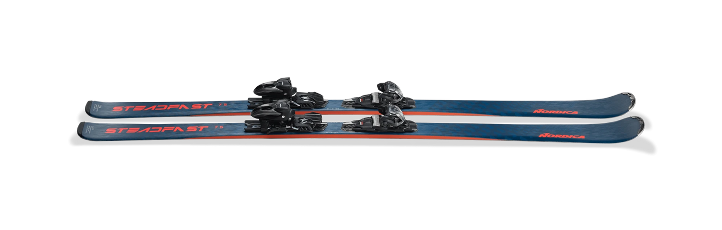 Nordica Steadfast 75 CA Skis+ TP2 Compact 10 FDT Bindings 2025
