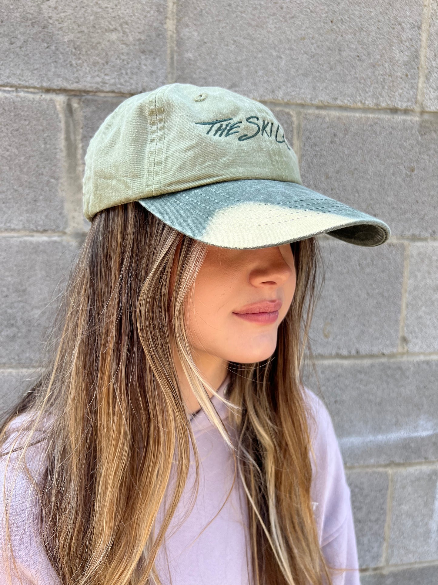 The Ski Chalet Script Dad Hat