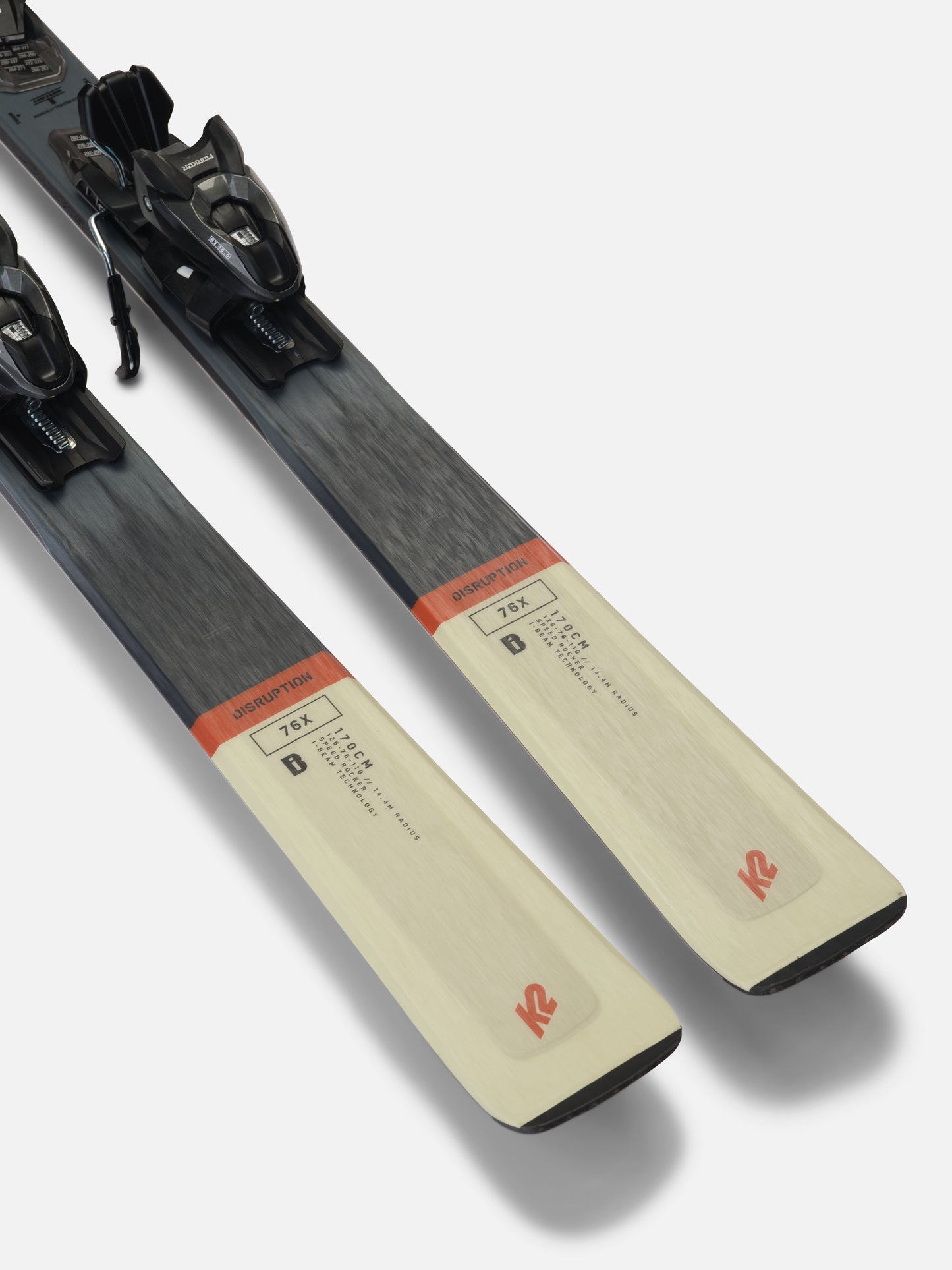 K2 Disruption 76X Skis + Marker M3 10 Compact Quikclik Bindings 2024