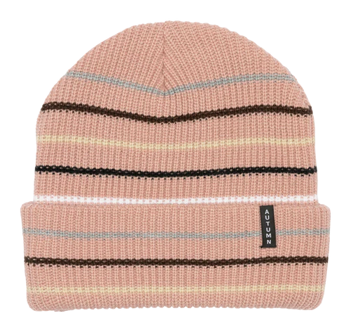 Autumn Headwear Multi Stripe Beanie