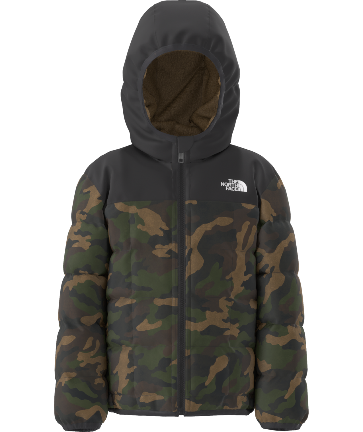 North face grey camo jacket hotsell