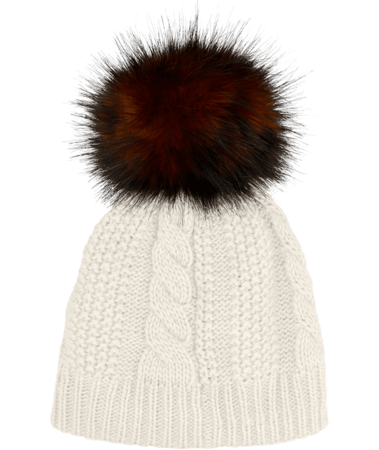 The North Face Oh Mega Fur Pom Beanie