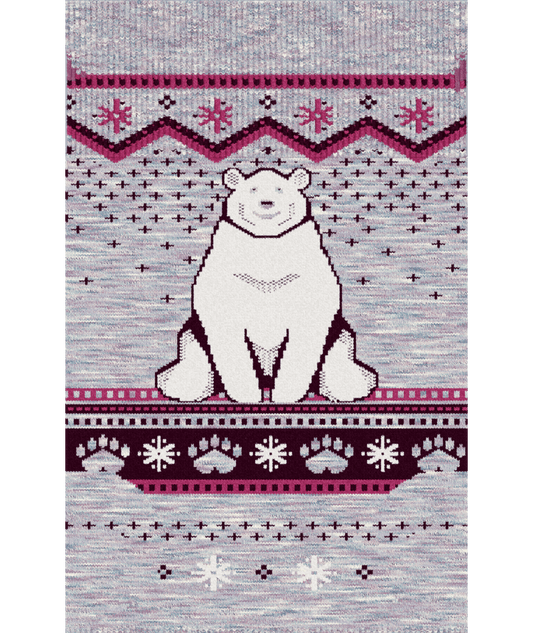 Smartwool Full Cushion Polar Bear Over The Calf Socks - Kids'