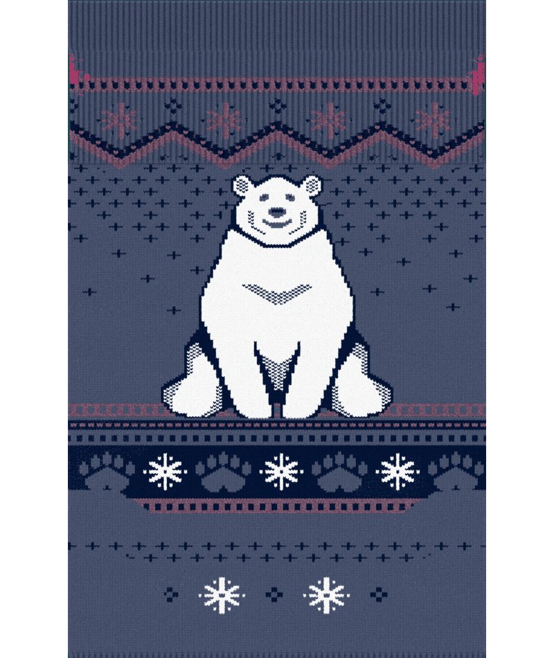 Smartwool Full Cushion Polar Bear Over The Calf Socks - Kids'