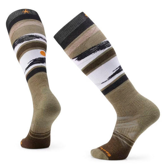 Smartwool Full Cushion Midnight Pattern Over The Calf Sock - Men's