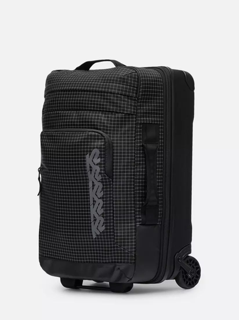 k2 allski roller lite wheeled ski bag 2015 K2 Carry-On Roller Bag Black
