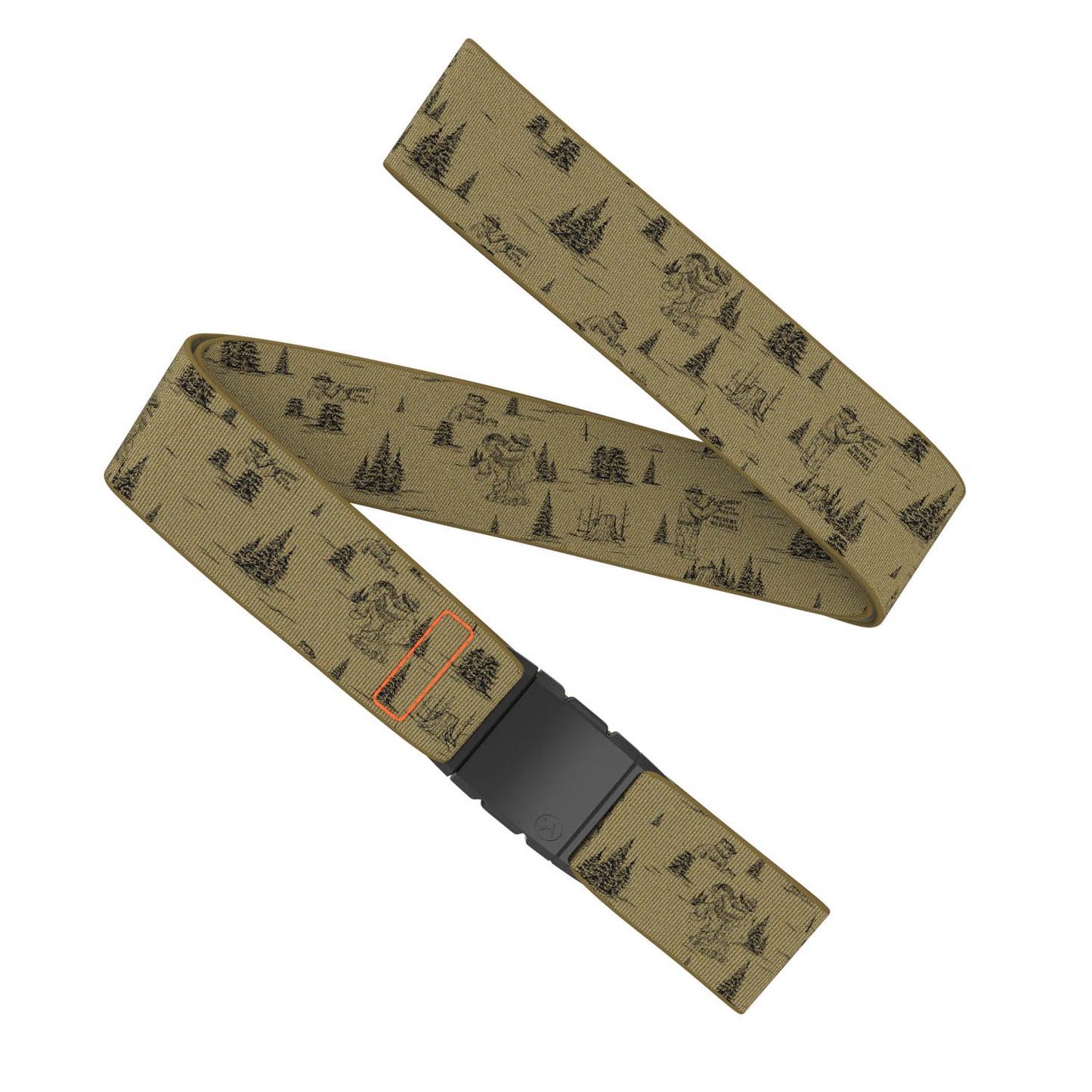 Arcade Smokey Bear Camp Slim Belt