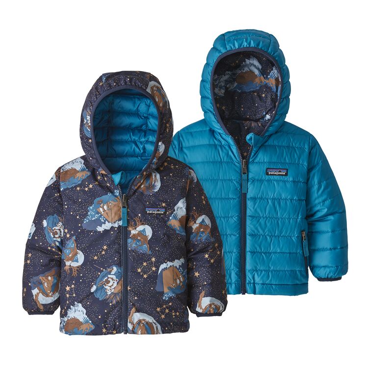 Patagonia Baby Reversible Down Sweater Hoody - Toddlers'