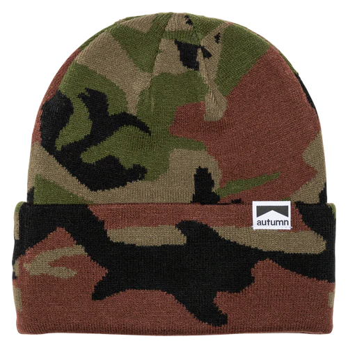 Autumn Headwear Camo Beanie