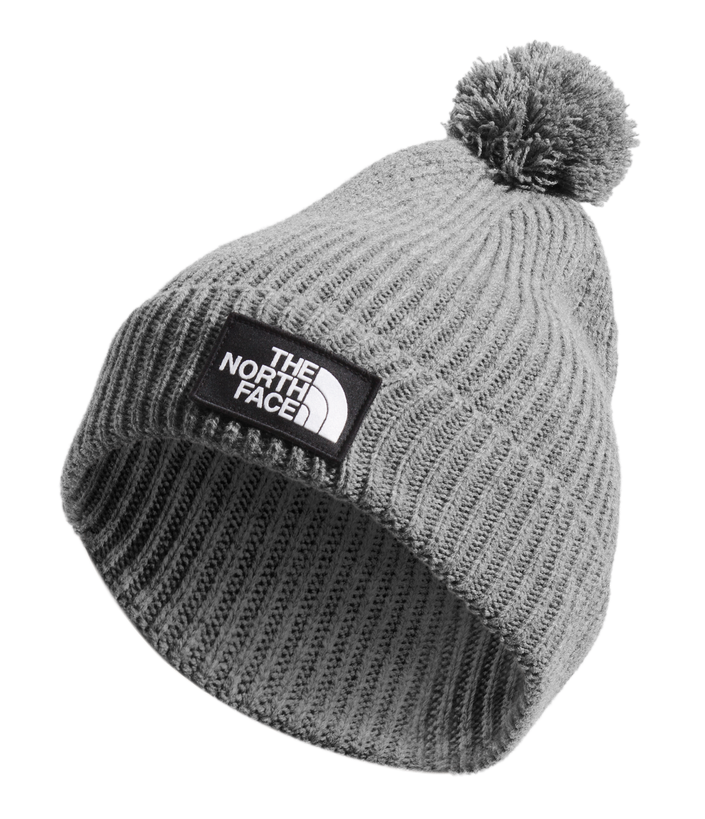 The North Face Logo Box Pom Beanie