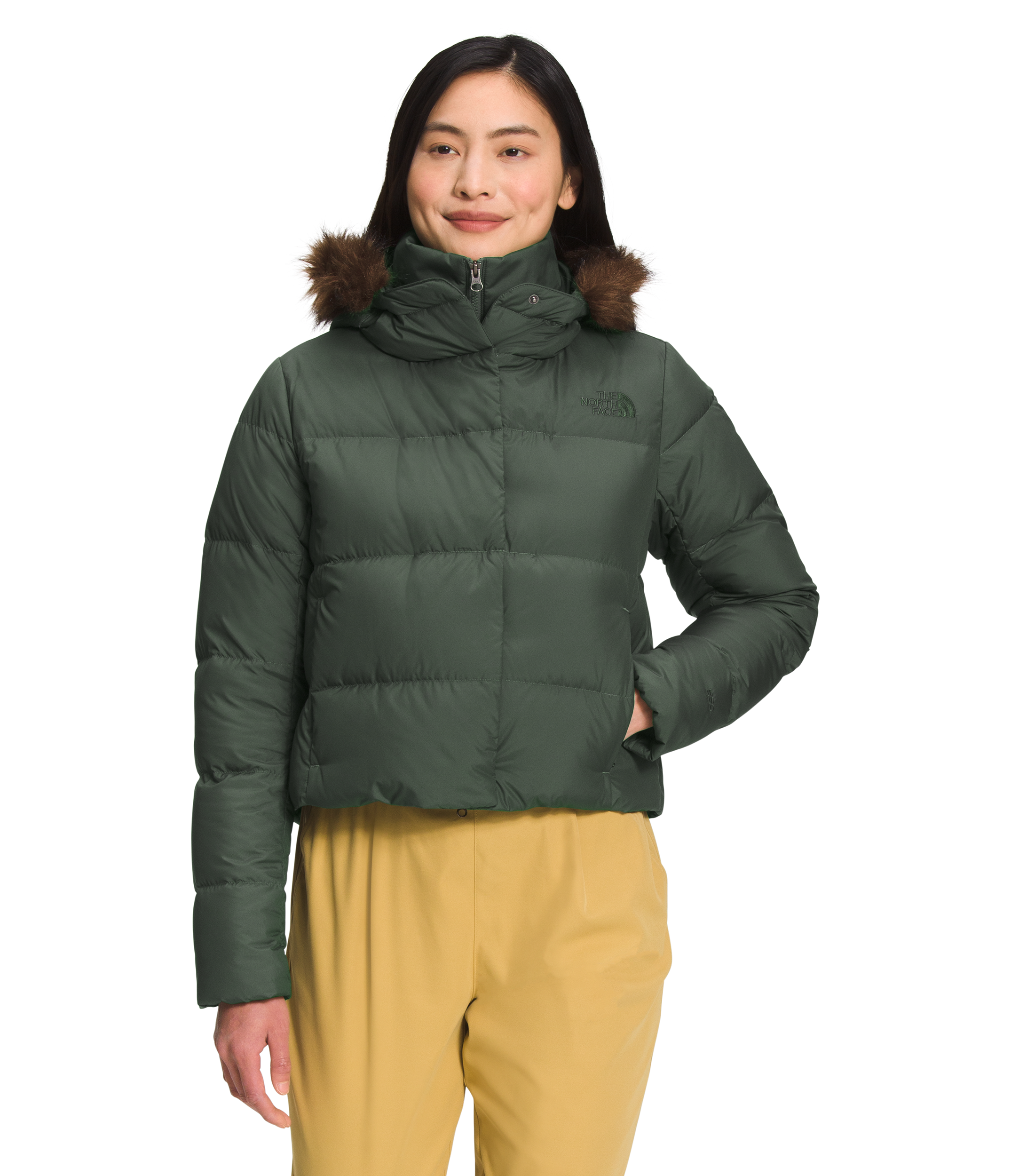 North face dealio crop jacket shop