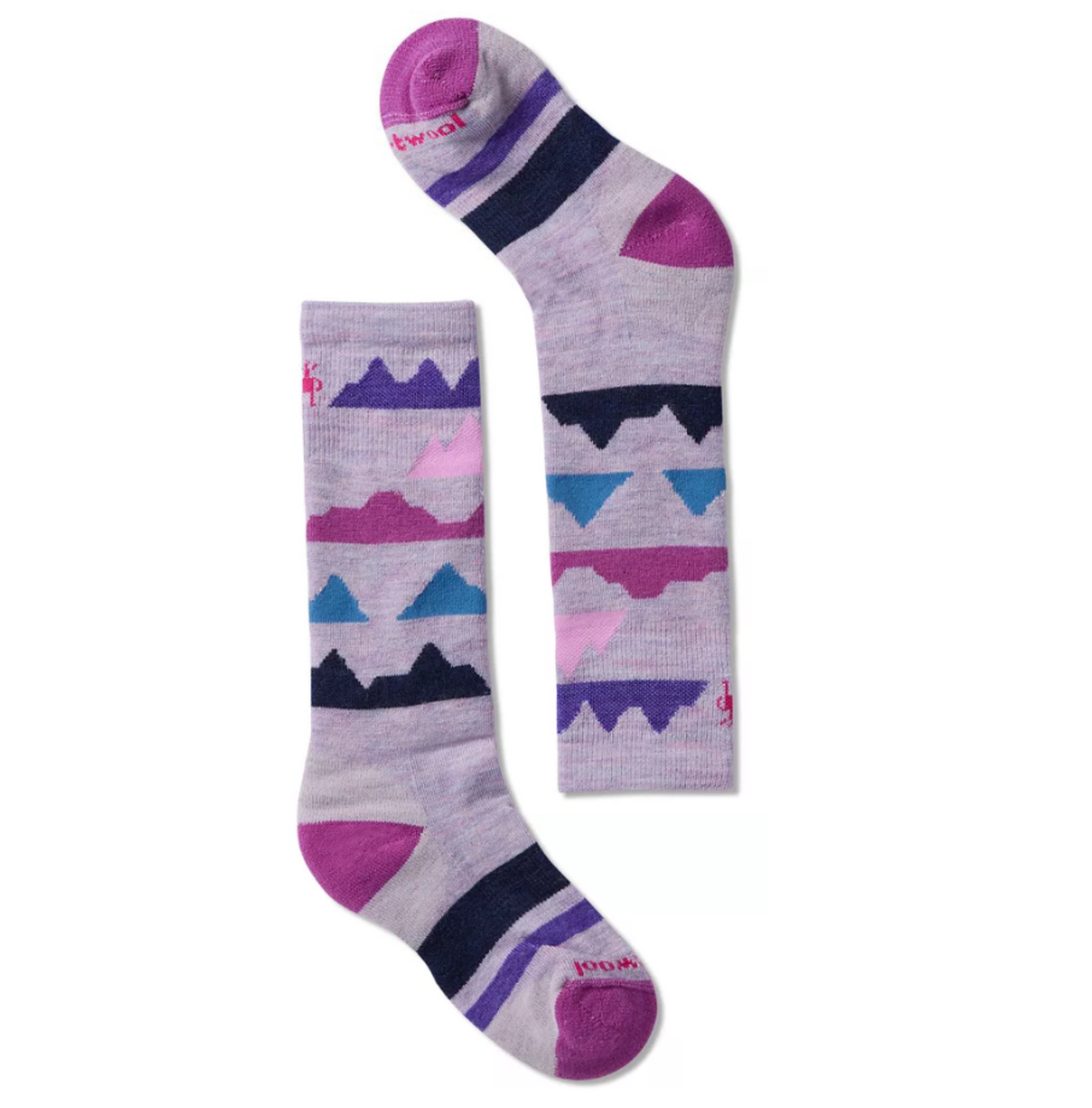 Smartwool Wintersport Full Cushion Mountain Pattern Over The Calf Sock - Kids'