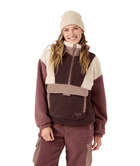 Roxy Rita Half Zip Sherpa Anorak - Women's