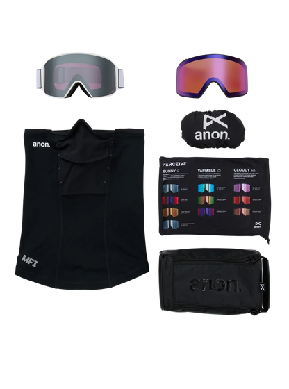 Anon M4 Goggles (Cylindrical) + Bonus Lens + MFI® Face Mask