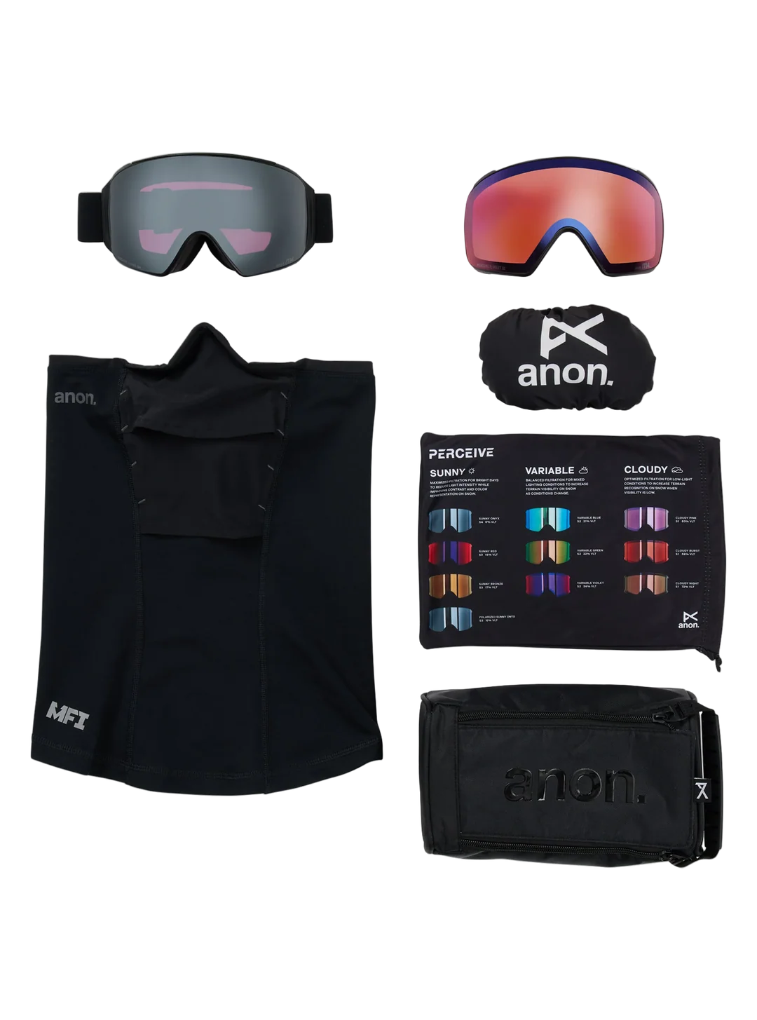 Anon M4 Goggles (Toric) + Bonus Perceive Lens + MFI® Face Mask