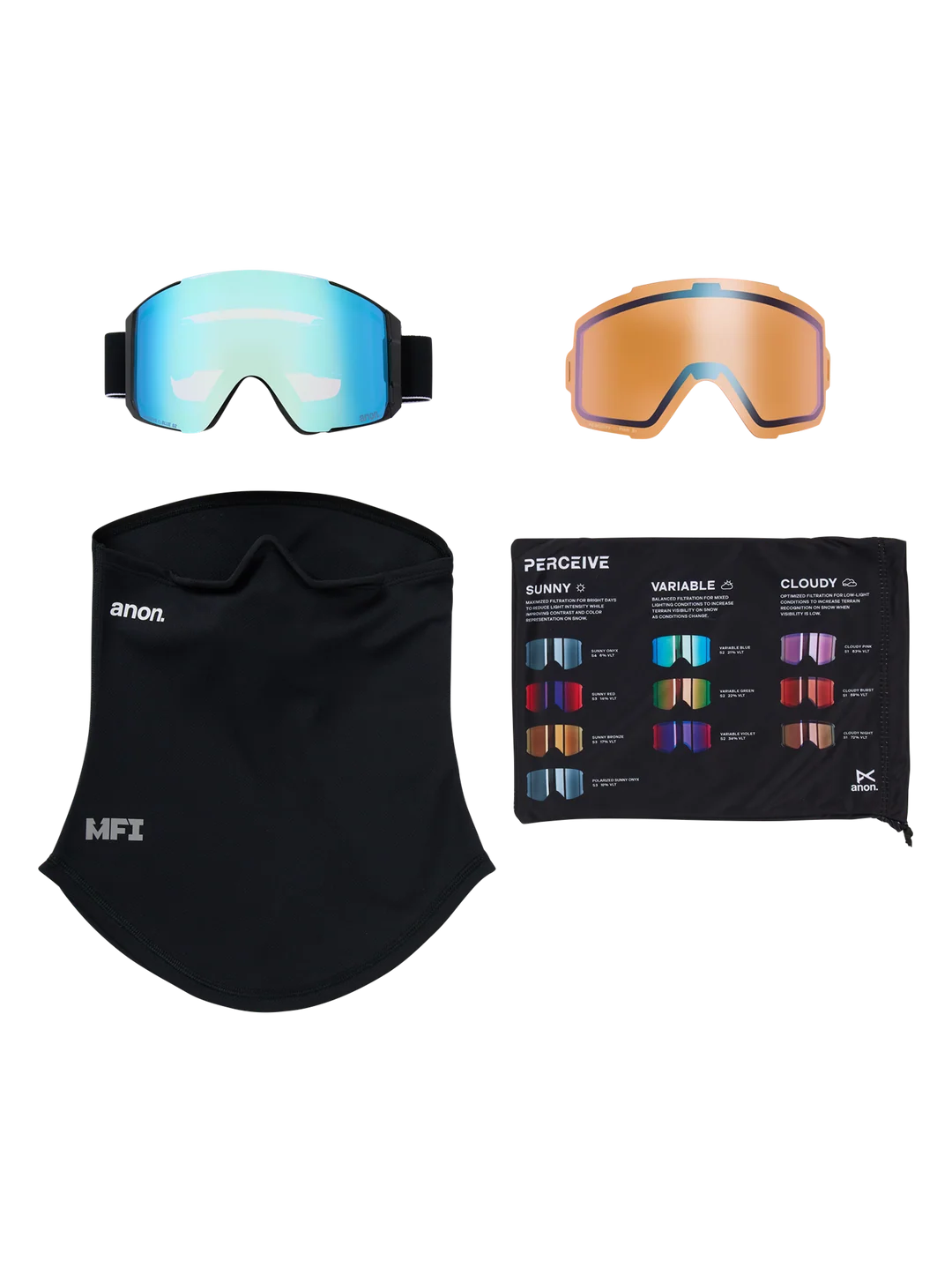 Anon Sync Goggles + Bonus Lens + MFI® Face Mask
