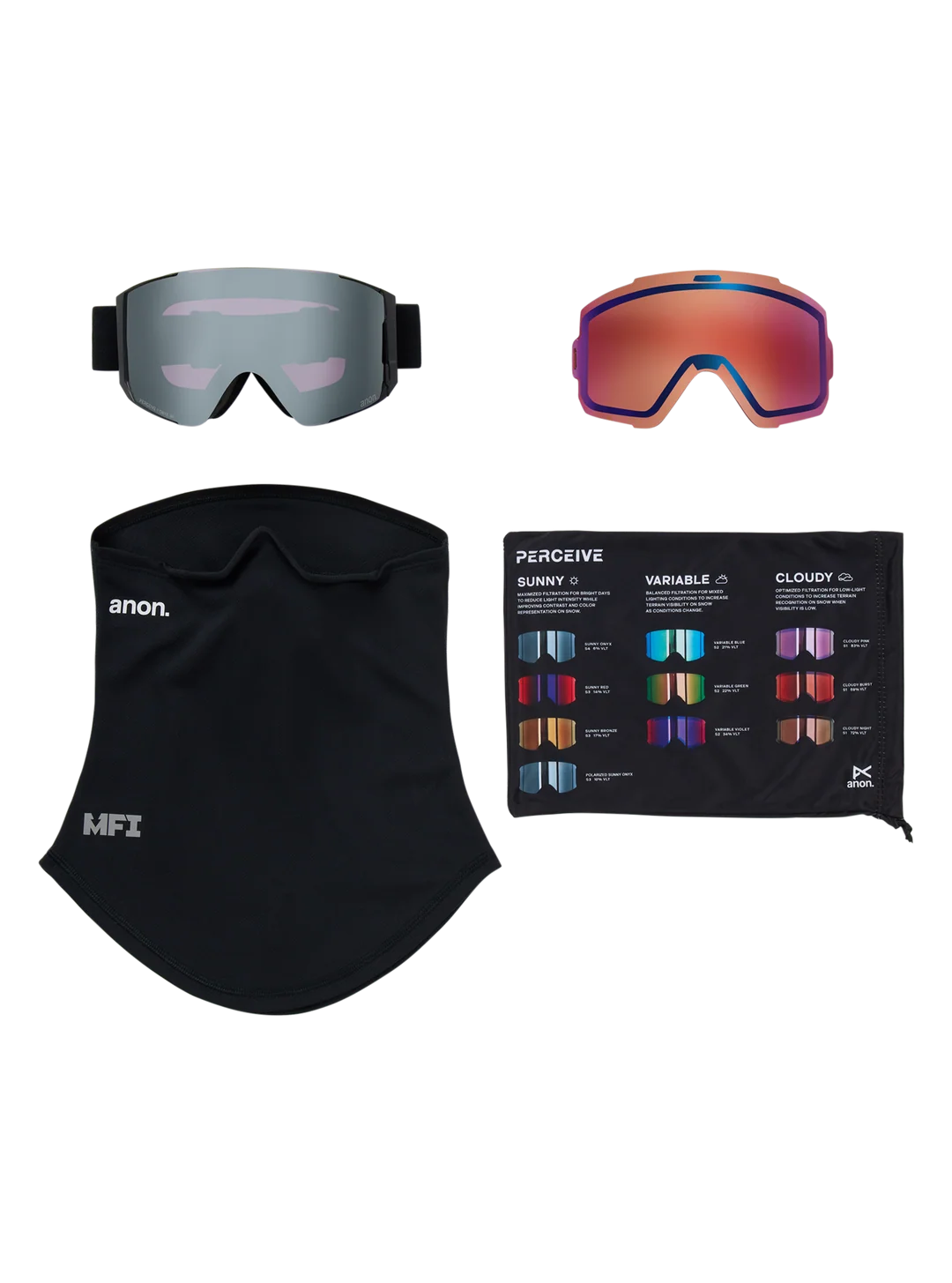 Anon Sync Goggles + Bonus Lens + MFI® Face Mask