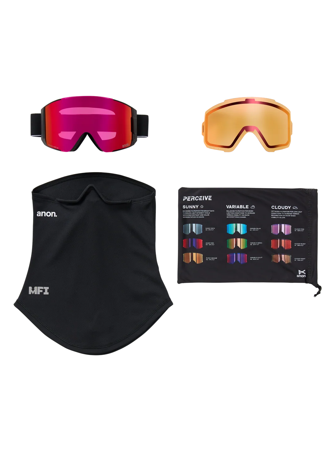 Anon Sync Goggles + Bonus Lens + MFI® Face Mask