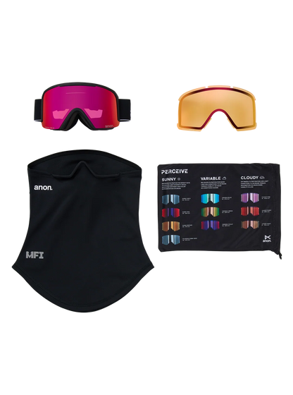 Anon Nesa Goggles + Bonus Lens + MFI® Face Mask