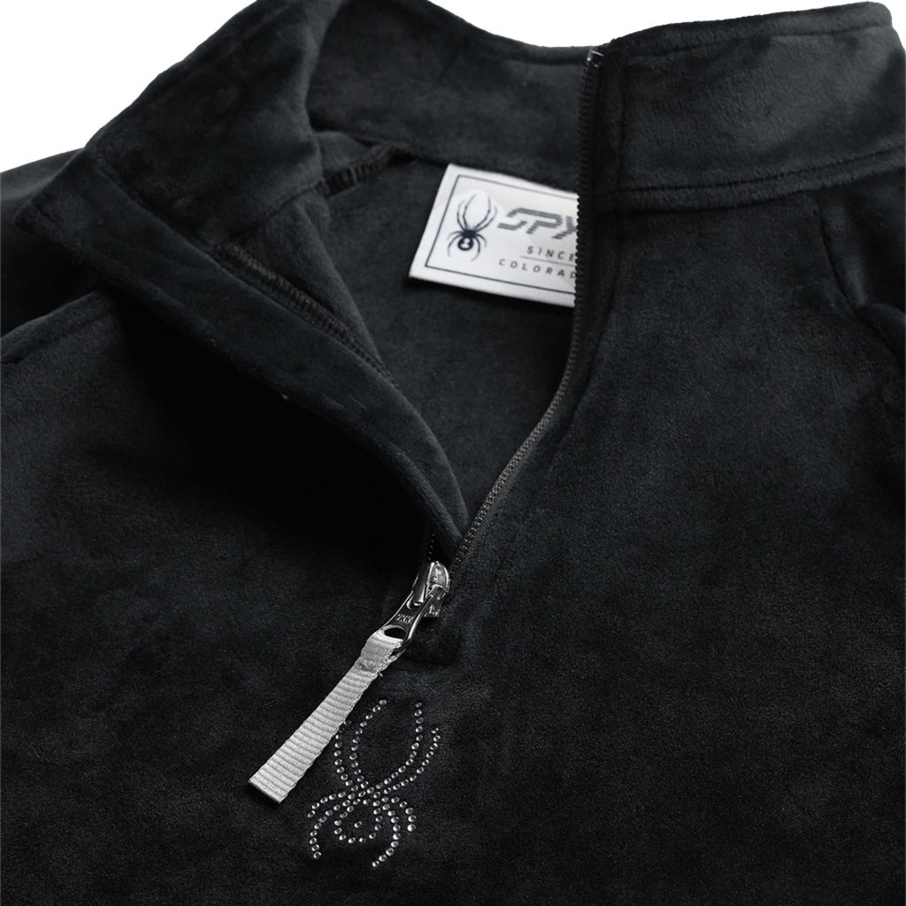 Spyder Shimmer Bug Half Zip T-Neck - Girls'