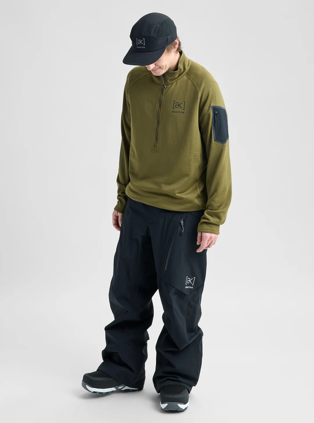 Burton [ak] Helium Grid Fleece Half-Zip - Men's