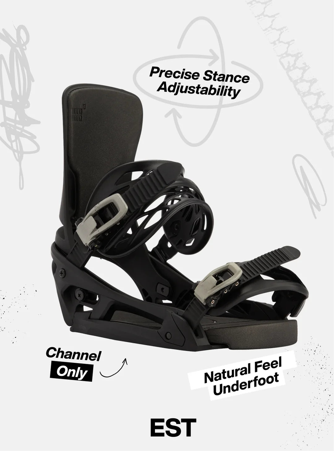 Burton Cartel EST® Snowboard Bindings 2027