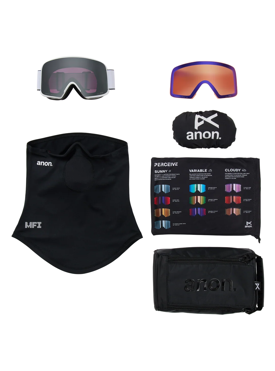 Anon M6 Goggles + Bonus Lens + MFI® Face Mask