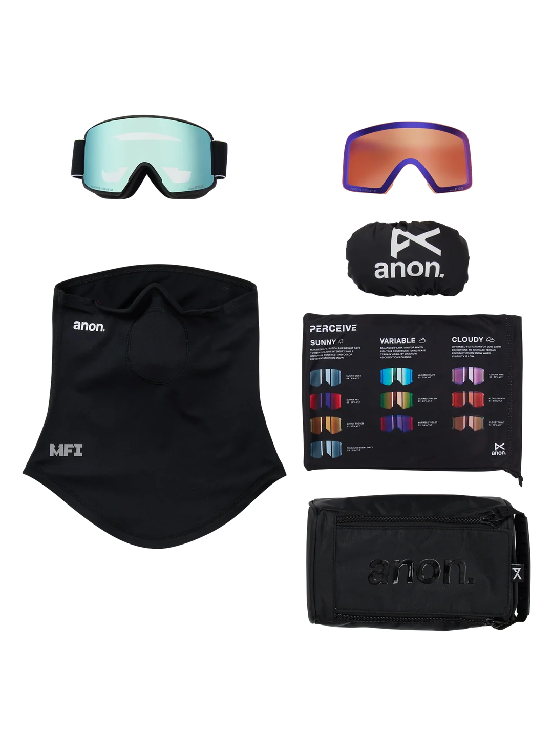 Anon M6S Goggles + Bonus Lens + MFI® Face Mask