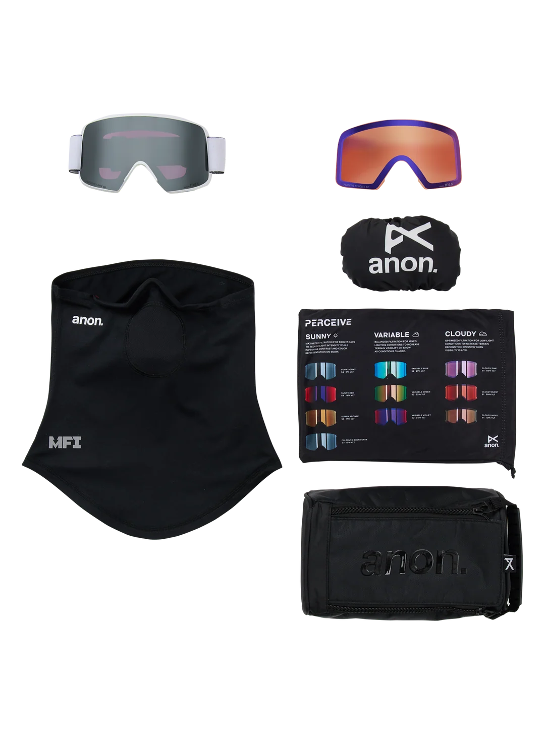 Anon M6S Goggles + Bonus Lens + MFI® Face Mask