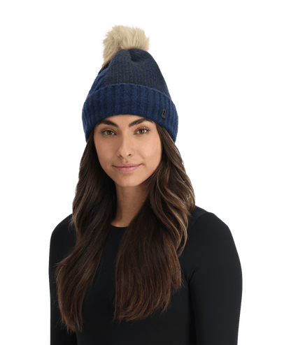 Spyder Plait Pom Beanie