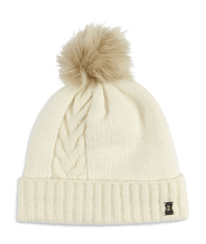 Spyder Plait Pom Beanie