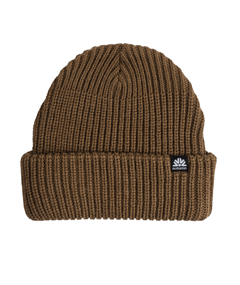 Autumn Headwear Ribbed Knit Beanie
