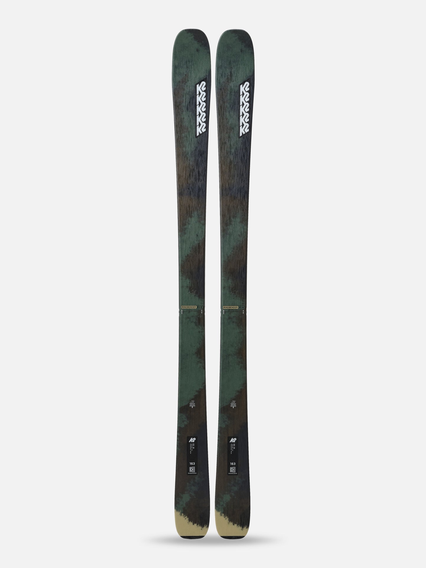 K2 Mindbender 85 W Skis + Squire 10 Quikclik Bindings 2025