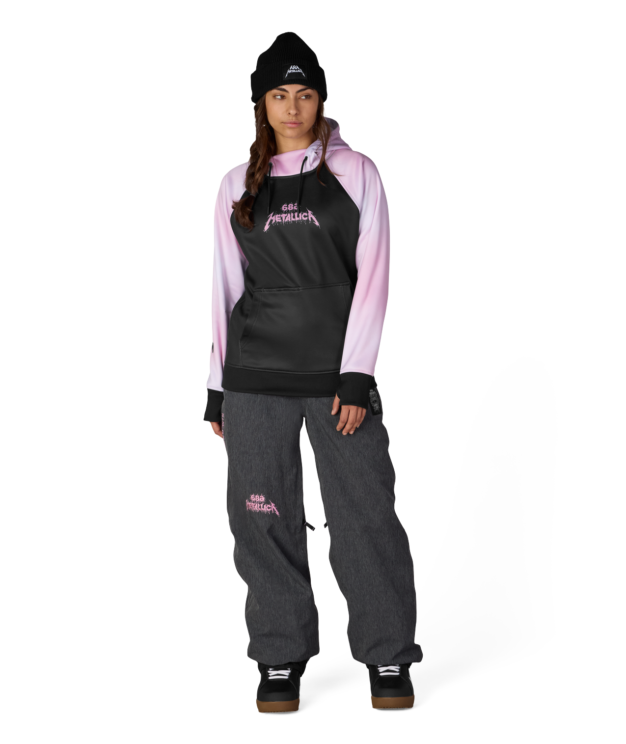 686 Metallica Bonded Fleece Pullover Hoody - Women's