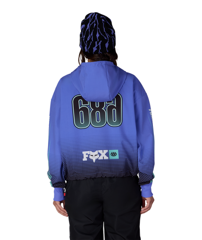 686 Fox Racing Waterproof Crop Hoody - Women's