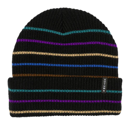 Autumn Headwear Multi Stripe Beanie