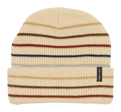 Autumn Headwear Multi Stripe Beanie