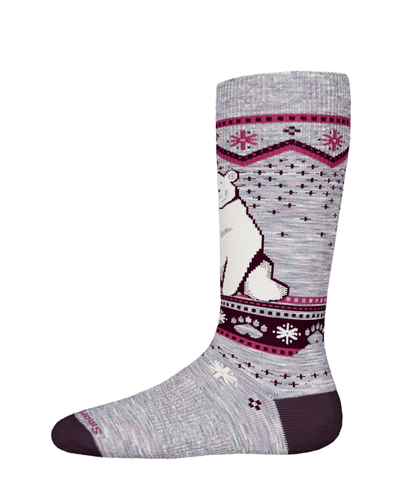 Smartwool Full Cushion Polar Bear Over The Calf Socks - Kids'