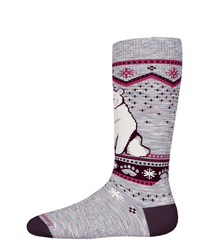 Smartwool Full Cushion Polar Bear Over The Calf Socks - Kids'
