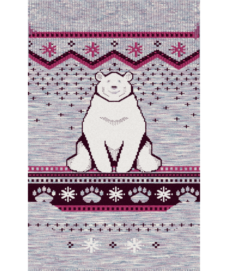 Smartwool Full Cushion Polar Bear Over The Calf Socks - Kids'
