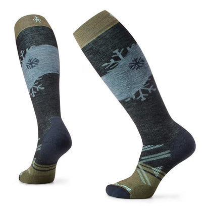 Smartwool Full Cushion Snowpocalypse Pattern Over The Calf Sock - Women's