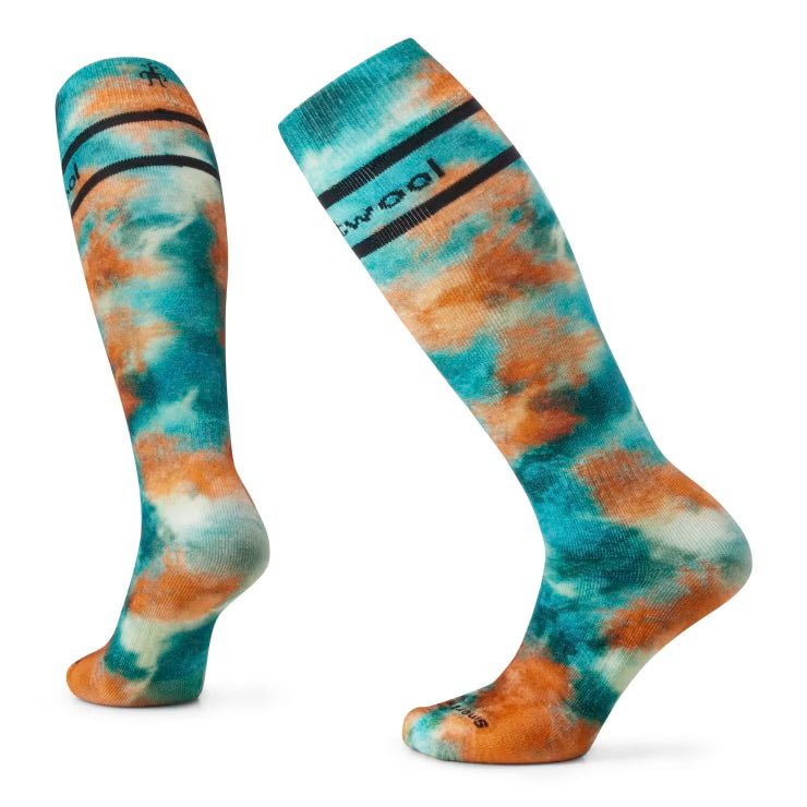 Smartwool Full Cushion Tie Dye Print Over The Calf Sock - Women's