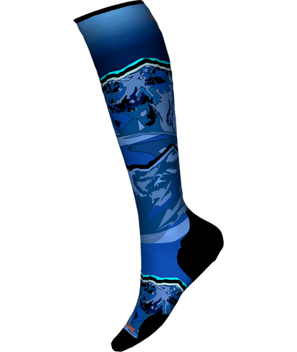 Smartwool Targeted Cushion Storm Peak Print Over The Calf Socks