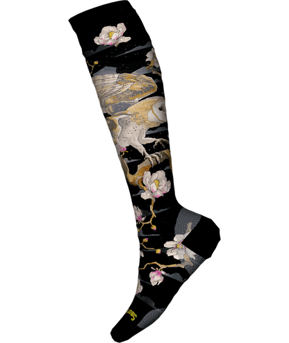 Smartwool Zero Cushion Nightwatcher Print Over The Calf Socks - Women's