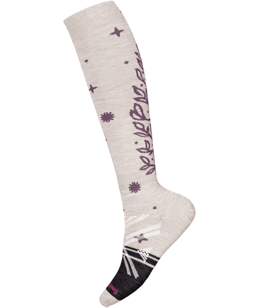 Smartwool Full Cushion Ice Blossom Over The Cushion Socks - Women's