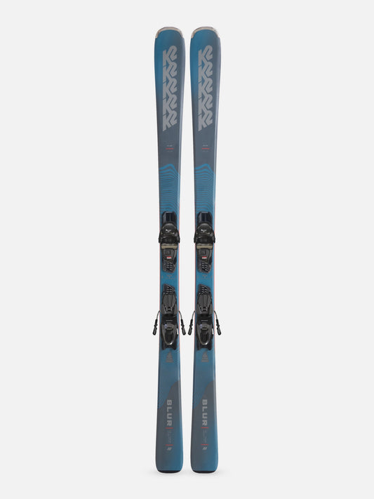 K2 Blur 76 Skis + M3 10 Compact Quikclik Bindings 2026