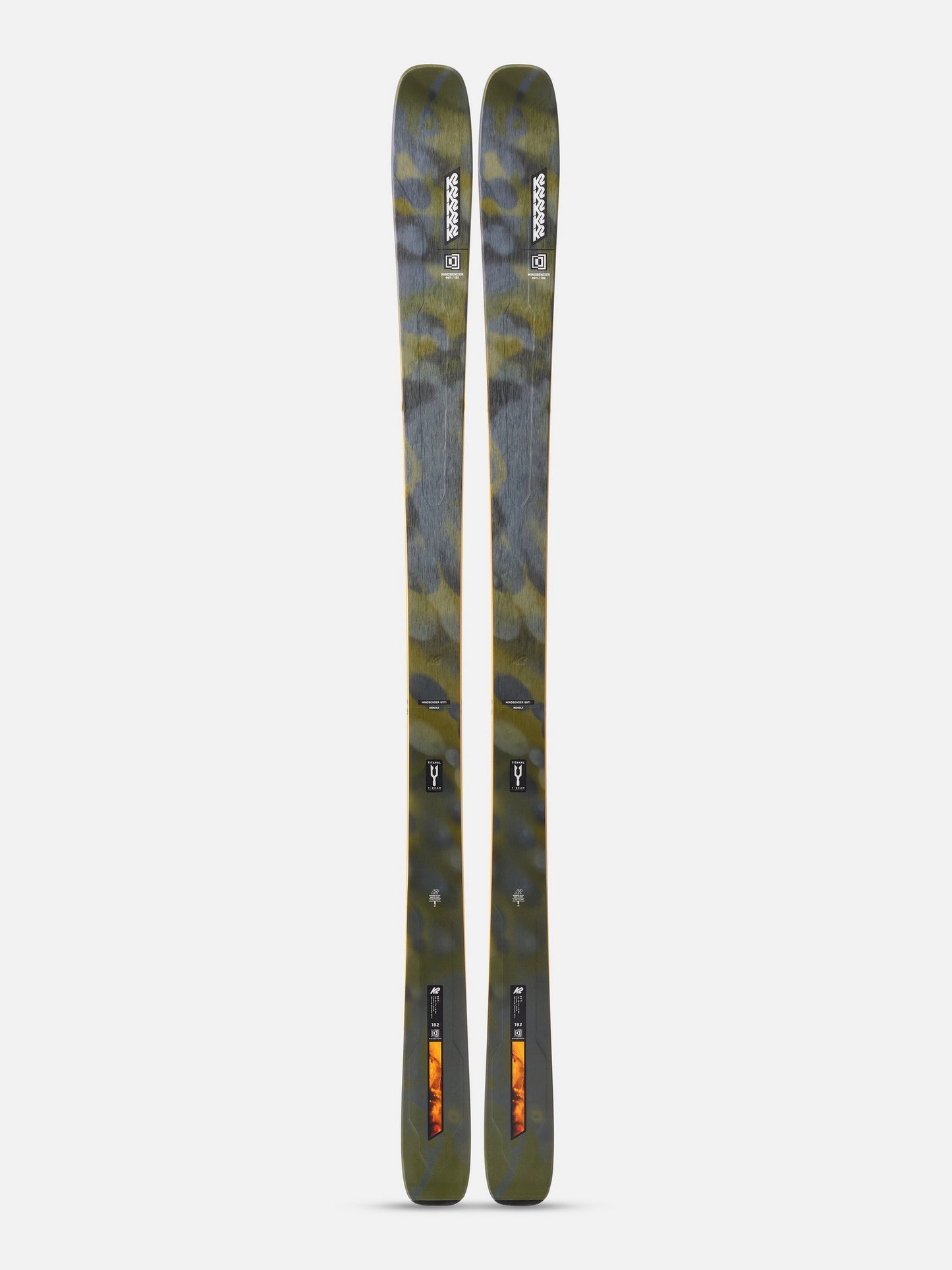 K2 Mindbender 89Ti Skis + Griffon 13D Quikclick Bindings 2026