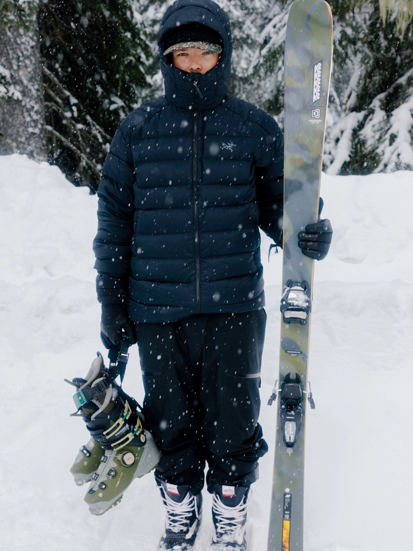 K2 Mindbender 89Ti Skis + Griffon 13D Quikclick Bindings 2026