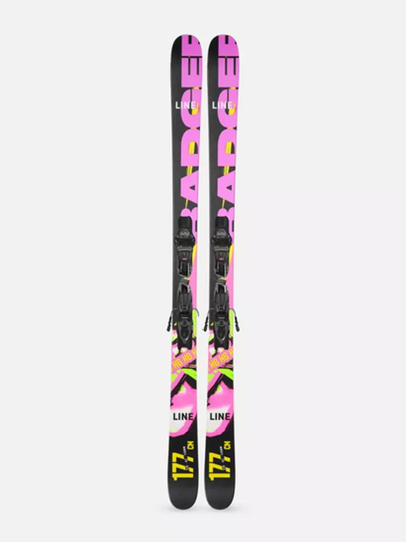 Line Honey Badger Skis + Squire 10 D Bindings 2025